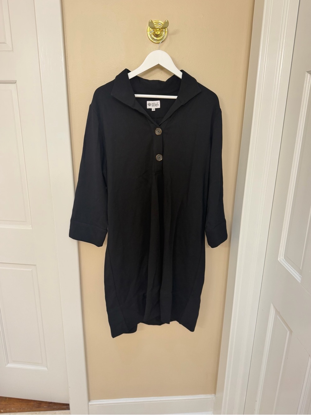 Holly Shae Black Knit Arden Dress S/M